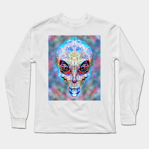 drippy alien Long Sleeve T-Shirt by circlestances